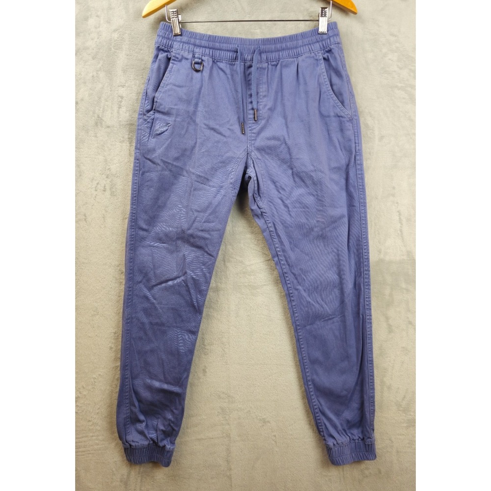 Publish Men's‎ Blue Twill Tapered Leg High Waist Trousers Jogger Pants Size 34